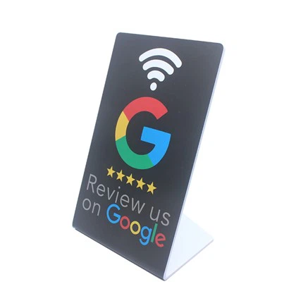 RFID Google Review Sign